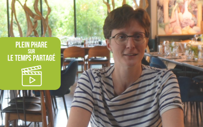 Plein phare sur le temps partagé et Séverine, chargé de gestion administrative