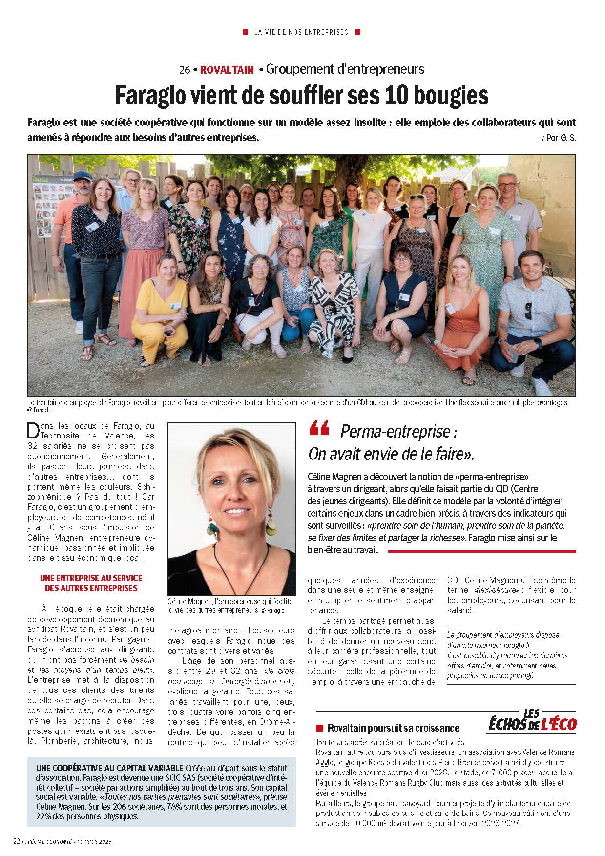 Article de presse La Tribune Montélimar