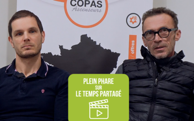 Plein phare sur le temps partagé à travers le regard croisé entre Gwendal, salarié Faraglo et Guillaume, Président de Copas Ascenseurs