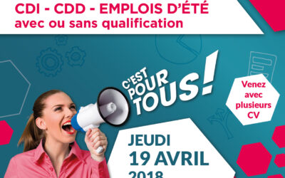 Marché de l’emploi 2018, nous y serons !