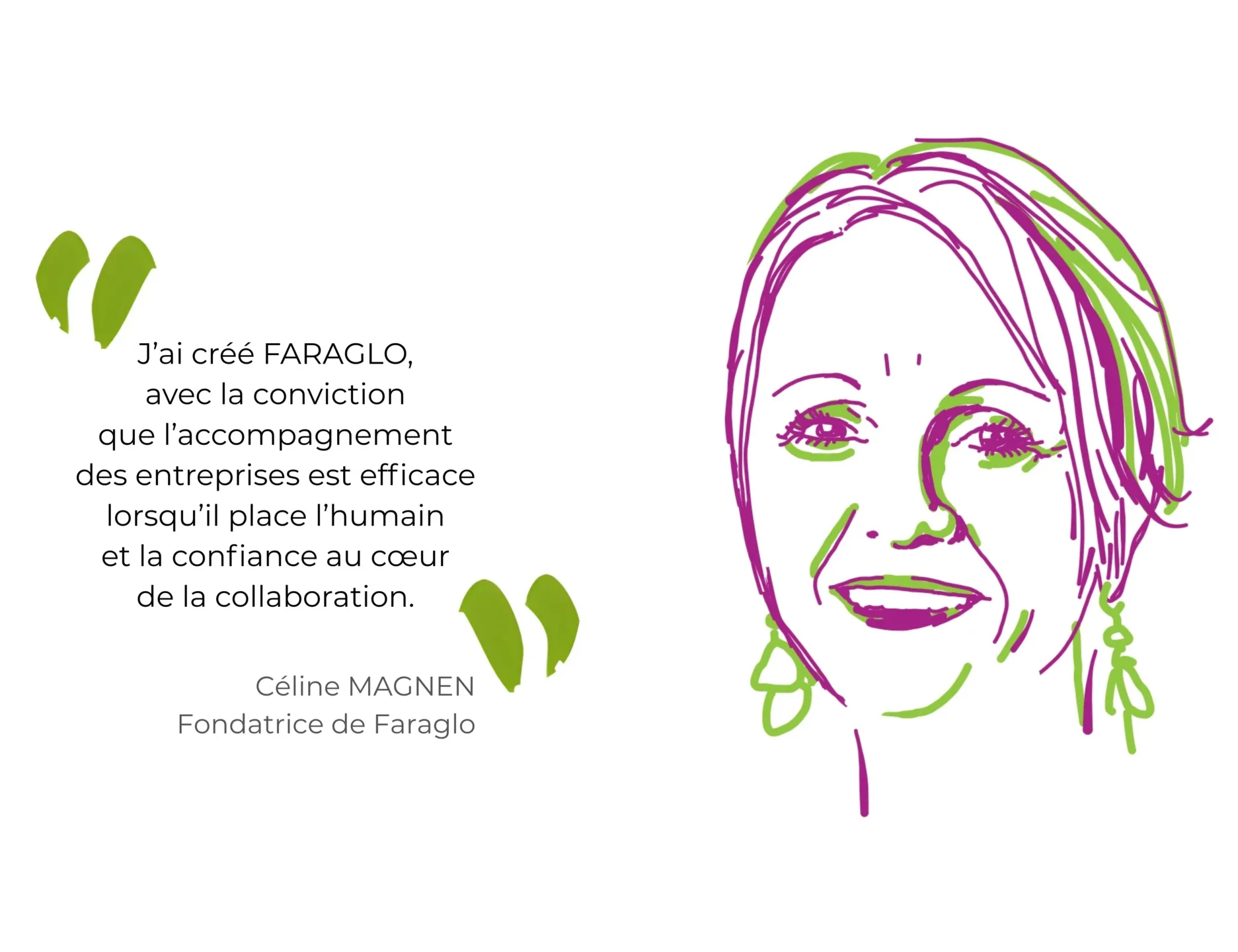 Céline Magnen, dirigeante de Faraglo témoigne